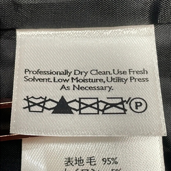 Eddie Bauer Black Wool Blazer Lined Single Breast Notch Collar Size 20 - Picture 10 of 15